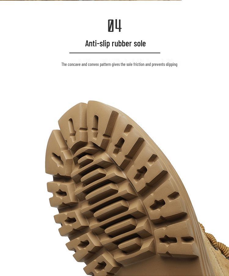 Мужские осенне-зимние ботинки хай-топ из натуральной кожи, плюшевые уличные рабочие ботинки желтого цвета в британском стиле