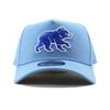 New Era 9FORTY Snapback Chicago Cubs MLB SNAPBACK CAP 940AF Trucker Light Blue A-FRAME Cap, [Used]