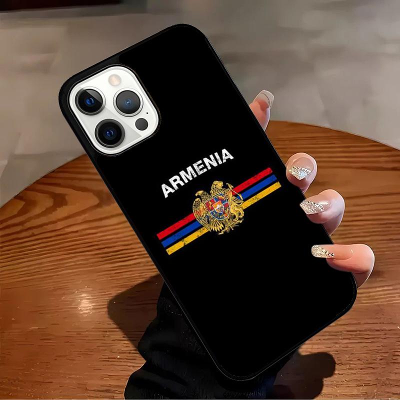 Armenia Armenian Flag Phone Case For iPhone 17 Air 16 15 14 13 12 11 Pro Max Max Plus Bumper Case Cover