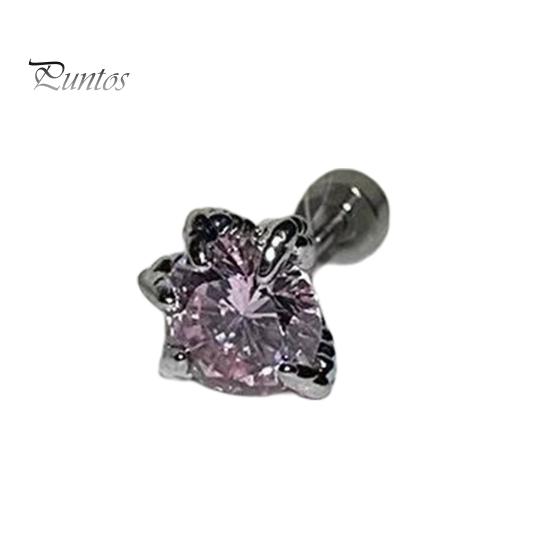 1 шт. серьги-гвоздики в форме драконьего когтя с кубическим цирконием, серьги-гвоздики из гальванического сплава, украшения для мочки уха для свиданий, повседневной носки, банкета, танцев