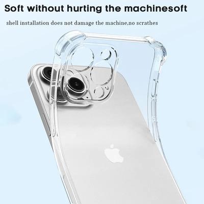 Роскошный прозрачный противоударный чехол для iPhone 15 14 13 12 11 Pro Max, чехол для телефона iPhone 13 12 Mini X XR XS 8 14 15 Plus, задняя крышка