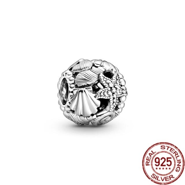 Новые балетки из стерлингового серебра 925 пробы и с подвесками в виде крыльев ангела из бисера, подходят для милого модного браслета, ожерелья, ювелирные изделия для женщин, подарок