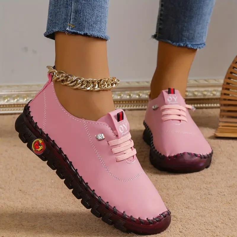 35-45 12 Цветов Мокасины Удобные На Плоской Подошве На Шнуровке Обувь для Мамы Большого Размера Женская Мягкая Подошва Мягкая Поверхность Обувь