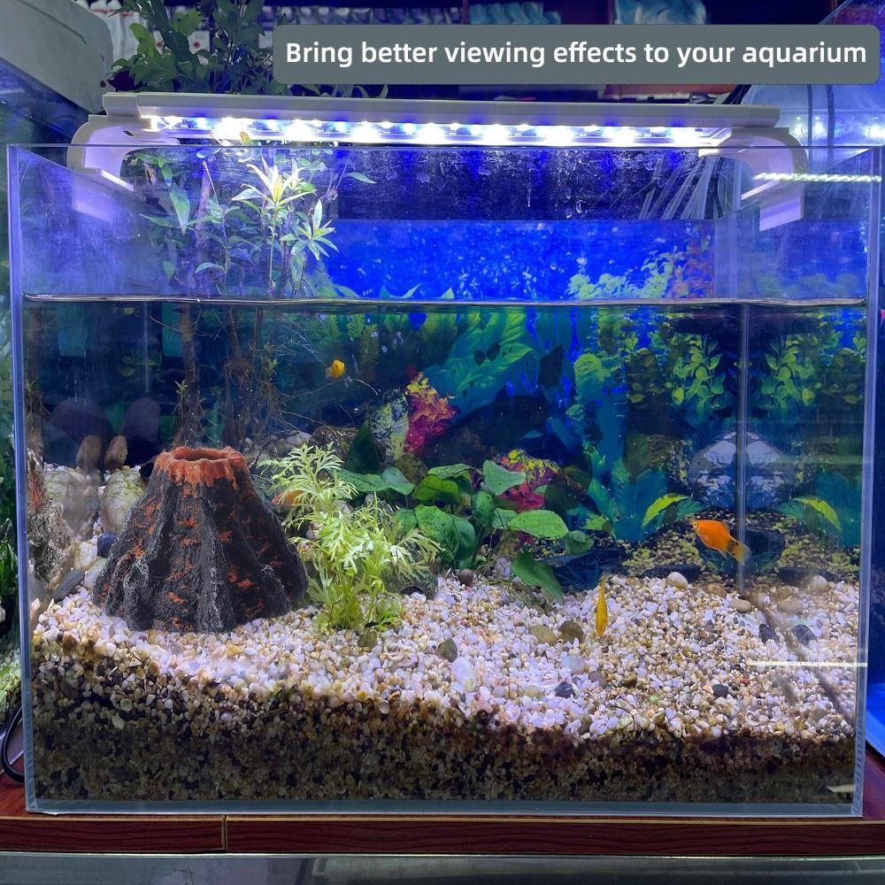 Креативное украшение для аквариума «Вулкан», мини-размер, имитация вулкана, смола, альпинарий, для аквариума