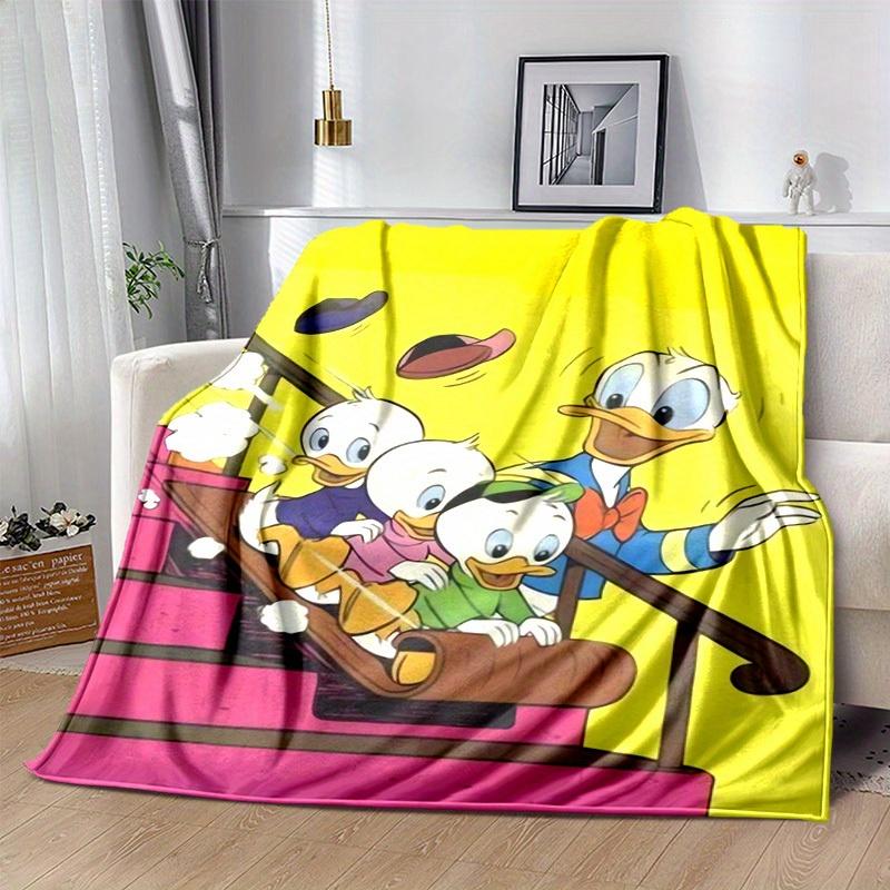 1pc, Donald Duck Family Throw Blanket Cozy & Soft for Home Decor, Couch Cover, Outdoor Use, Travel, Camping