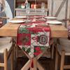 Color-Woven Jacquard Polyester-Cotton Christmas Flower Table Flag, Bedside Flag, Christmas Decorative Cover Towel, Dining Table Cloth Manufacturer