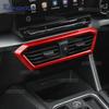 Real Hard Carbon Fiber Trim For Cupra Formentor/Cupra Leon/Seat Leon 2021 2022 2023 2024 2025 2026 Car Center Console Air Outlet