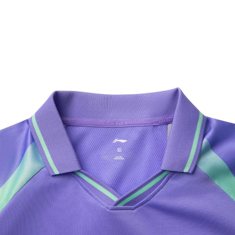 Серия для настольного тенниса Li Ning Удобная Простая Универсальная Логотип спортивного бренда Быстросохнущая Футболка с коротким рукавом Унисекс Топы AAYV117-3
