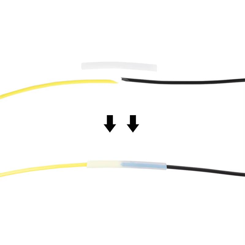 20/100 шт. 1,75 мм Сварочный соединитель для филамента Соединитель Трубка из ПТФЭ Для всех видов PLA/ABS Аксессуары для 3D-принтера