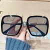 1 шт. Большие солнцезащитные очки, модные цветные очки для женщин, градиентные очки с защитой UV400 для мужчин и женщин, для велоспорта и путешествий