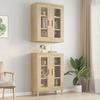 VidaXL Wall-mounted Hanging Cabinet Sonoma Oak 69.5x34x90 Cm 812279