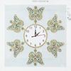 Настенные часы «сделай сам», алмазная живопись, сверла специальной формы, настенные часы с вышивкой, цветок, бабочка, вышивка крестиком, часы