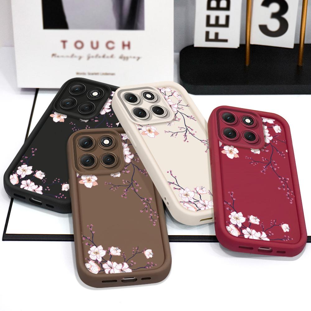 Чехол для телефона 'Цветы весны' для Motorola G86 G85 G84 G75 G60 G56 G54 G53 G52 G35 G34 G32 G30 G24 G22 G15 4G 5G Лестница Мягкий чехол