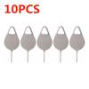 10pcs Sim Card Tray Ejector Eject Pin Open Key Removal Tool for IPhone Samsung Phone