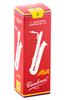 Vandoren Java Filed Red Cut Baritone Saxophone Reeds, Hardness 3 (Pack of 5)