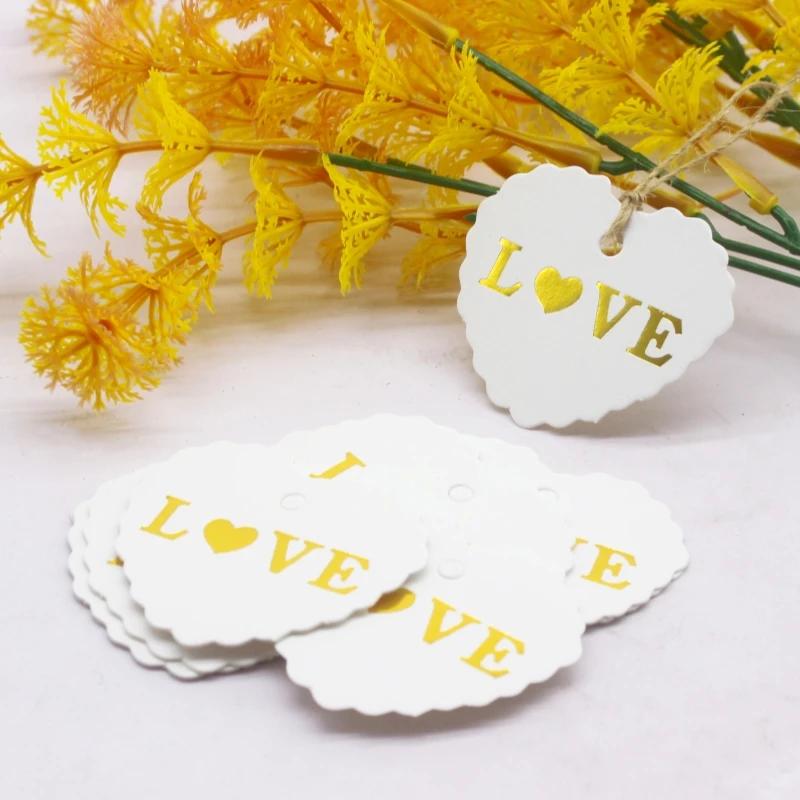 100TAG20MSTRING 4x5 см этикетка для поделок/выпечки/конфет