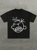 Summer 2026 New Arrivals Cotton TShirts With Cartoon Prints Y2k Style Loose Fit Crew Neck UnisexSuitable For Any Occasion