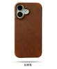 Retro Crazy Horse Leather Pattern Phone Case for iPhone 16 Pro Max 15 Plus 14 13 12 Mini 11 Pro Cowhide Matte Skin Hard Cover