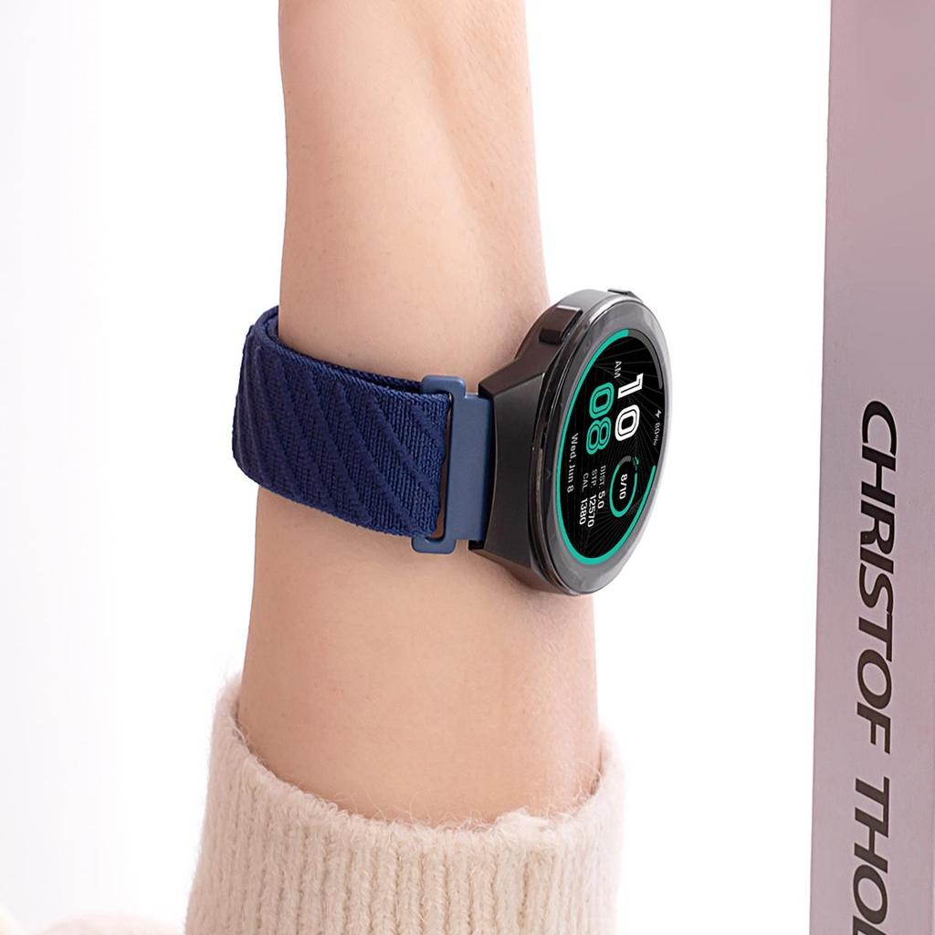 Ремешок для часов 22 мм для Huawei Watch GT 5 Pro 46 мм/GT 5 46 мм/GT 4 46 мм/Watch 4/Samsung Galaxy Watch3, нейлоновый ремешок-петля