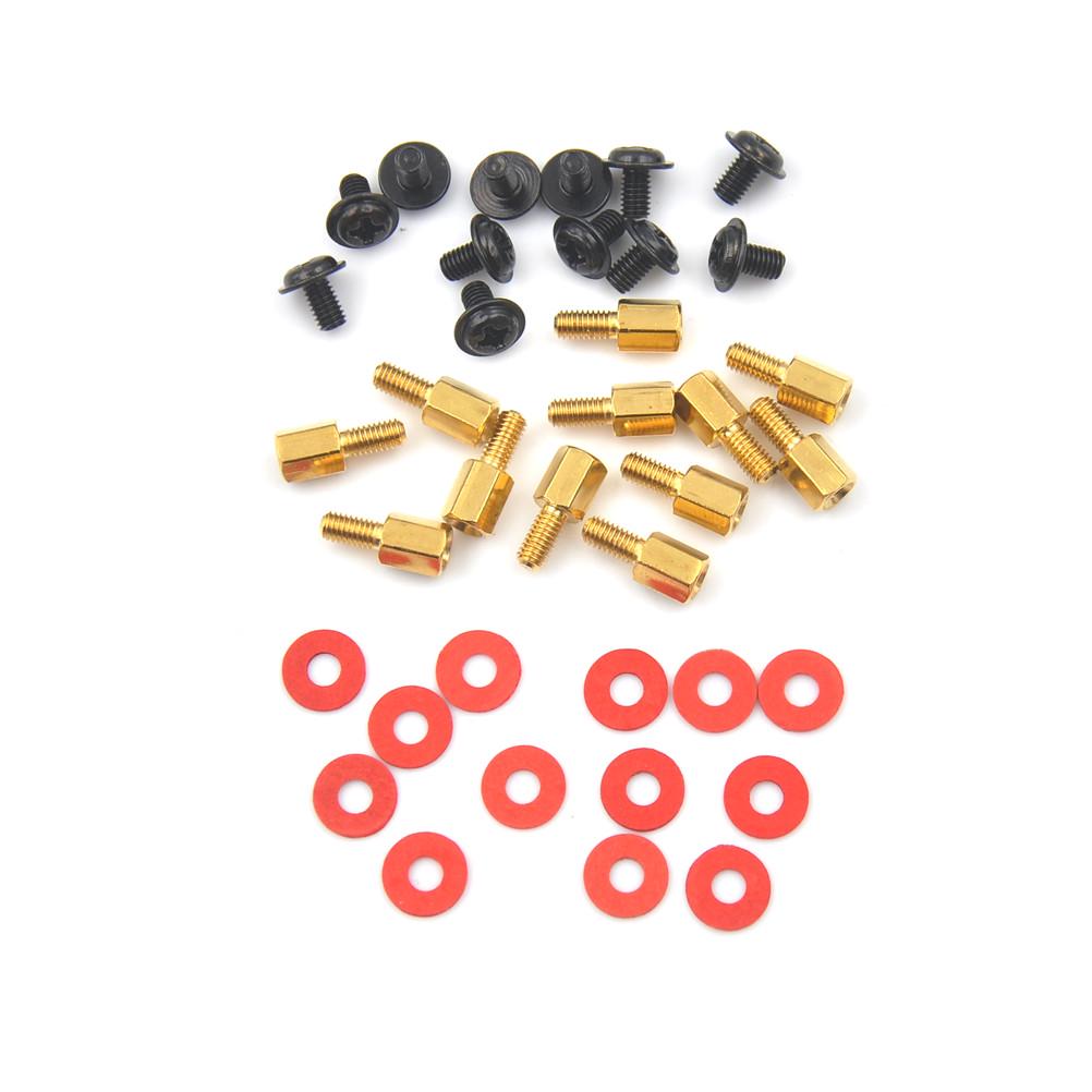 12Pcs Safe And Effective Computer Screws Motherboard Standoffs/ Screws/ Washers Kit