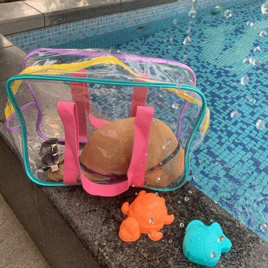 Многоцелевая дорожная сумка, складная удобная женская прозрачная сумка из ПВХ