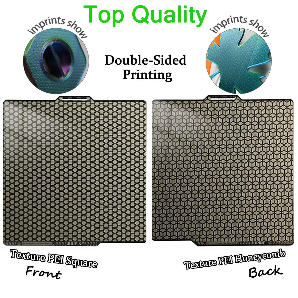 For Bambu Lab A1 P1P P1S P2S X1 X1C X1E X2D Build Plate 257x257mm Double Sided Spring Steel Bed bambulab A1 PEI Sheet 3D Printe