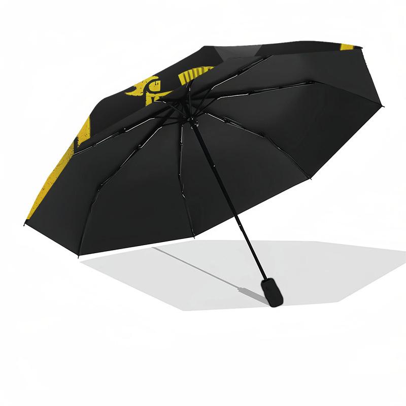 Livingston F.C.West Lothian Automatic Opening and Closing, 8 rib Structure Portable Umbrella, Suitable for Men and Women in All Seasons Per