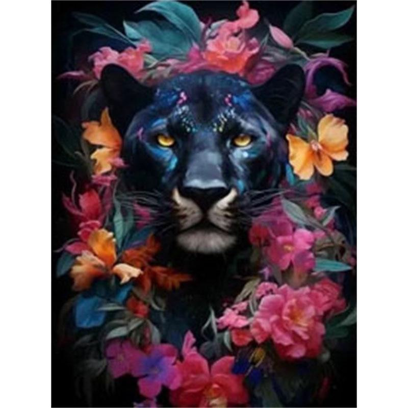 DIY Diamond Painting Flowers and Animals Cross Stitch Kit Mosaic Art Diamond Painting Full Circle/Square Diamond Home Decoration