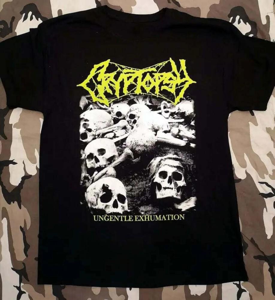 Коллекция Cryptopsy Группа Подарок Для Фанатов S to 5XL Футболка Унисекс Футболка