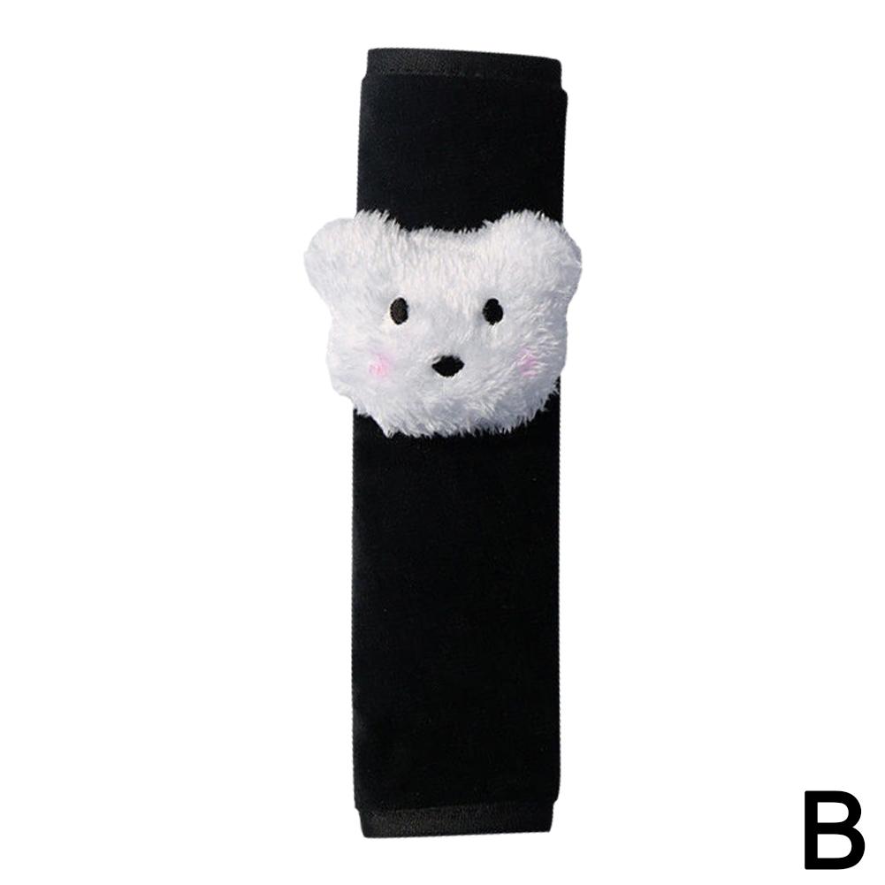 Милый мультяшный стиль автомобильный универсальный чехол для ремня безопасности плечевой ремень жгут подушка теплая фланелевая защитная накладка для детей A2M3