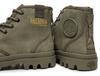 Ботинки Palladium Pampa Hi Coated (74375) темно-зеленого цвета