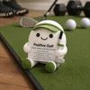 Pocket Sized Inspirational Gift for Athletes Knitted Positive Sports Ball Plush, Emotional Support Doll with Personalized Keepsake Softball