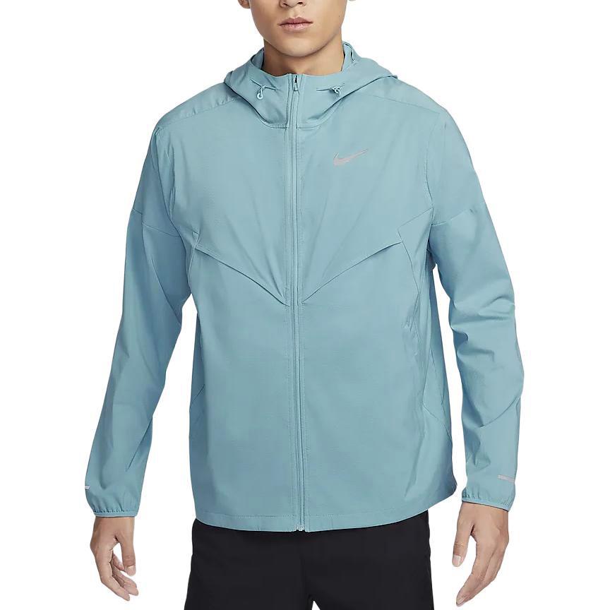 Nike Куртки и Пальто Windrunner Мужские Джинсовый Сине-Зеленый FB7541-464