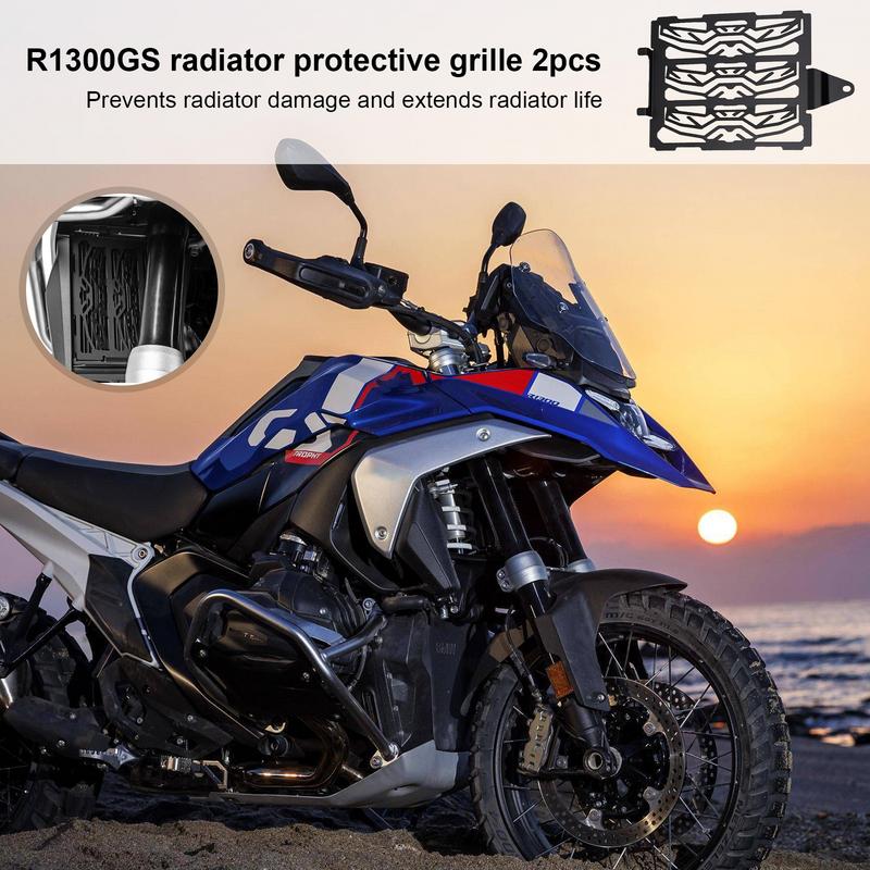 Решетка радиатора мотоцикла 2 шт., нержавеющая, долговечная, защитная крышка, надежная защита радиатора R1300GS