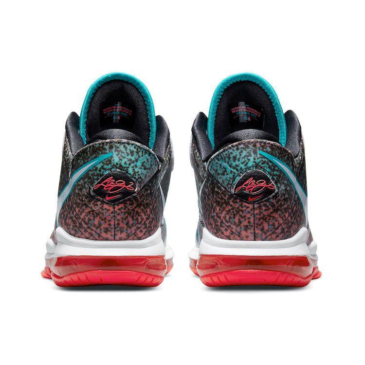 Nike LeBron 8 V/2 Low Retro Miami Night 2021 Мужские кроссовки Red White Solar-Red DJ4436-100