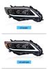 Светодиодные фары Toyota Corolla 2011-2013 с динамическими дневными ходовыми огнями и бегущими указателями поворота.