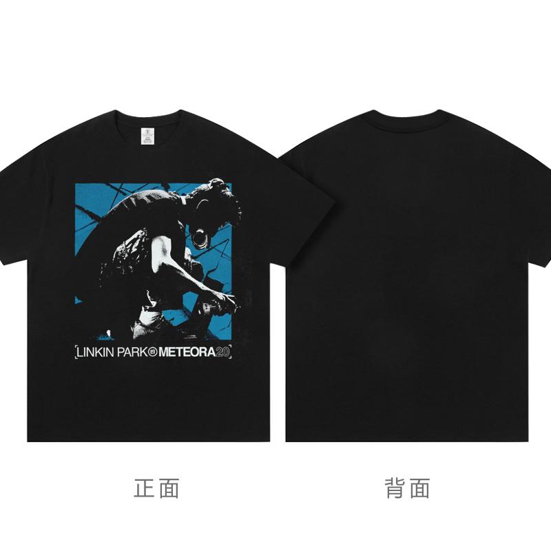 Linkin Park From Zero New Album Tour Peripheral Rock T-shirt Short Sleeve Clothing Fashion T-shirts for Men and Women