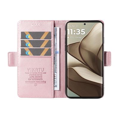 YIKATU YK-003 Для Motorola Edge 50 5G Чехол Кошелек Подставка Кожаный Чехол для Телефона Боковая Застежка