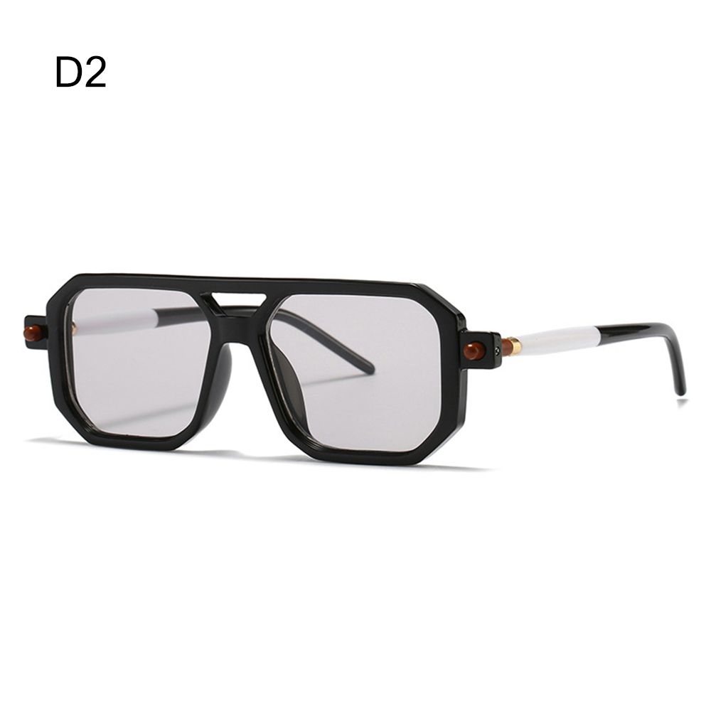 Fashion Leopard Sun Glasses UV400 Eyewear Sunglasses Double Bridge Women's Sunglasses Street Wear Shades Men's Shades