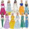 Одежда для кукол принцессы, вечерние бальные платья, платье, игровой набор для куклы Барби, аксессуары 1/6, 11,5 дюймов, куклы, игрушки для девочек, стиль партии
