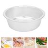 Old Fashioned Aluminum Basin Large Serving Bowl Fruit Pot Whisk Vegetable Rice Bowls Prep Food Storage Flat