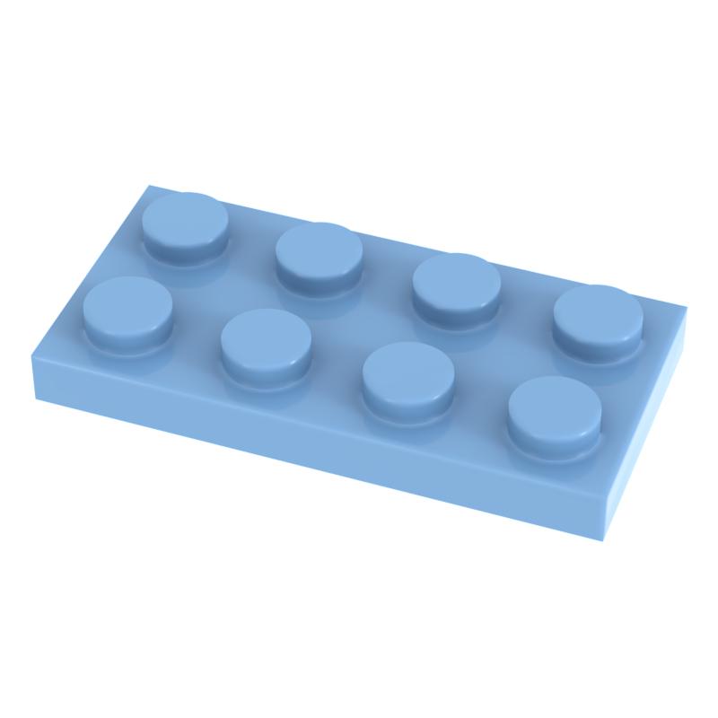 [Funbrick] 50 шт. Пластина 2x4 3020 Совместимо с featuring Известный Строительный Кирпичик Классический Строительный Блок Игрушки MOC DIY