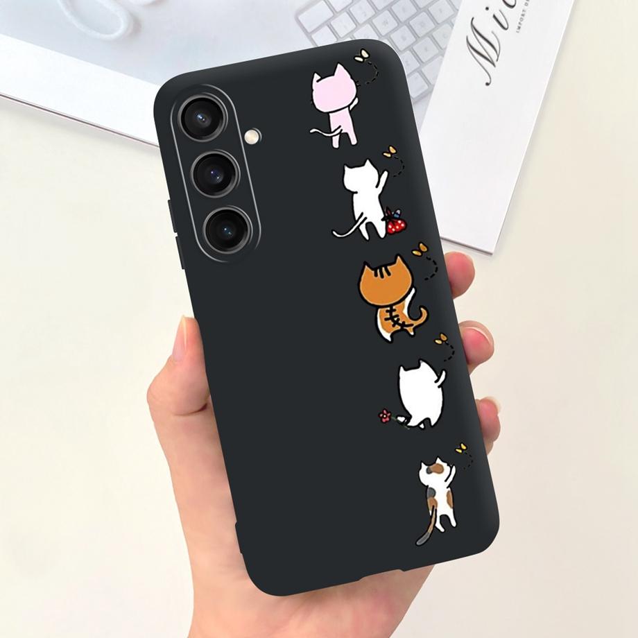 Для Samsung Galaxy A15 4G Чехол Роскошный Противоударный Задняя Крышка На Funda Samsung A15 A155F Capas Крутой Стиль Милый Мультяшный Принт Чехлы