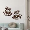 Coffee Cup Creative Wall Sticker Bedroom Living Room Restaurant Cafe Background Decorative Wall Sticker