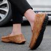 Men's Slip On Casual Leather Shoes Lightweight Loafers Moccasins Comfortable Driving Shoe