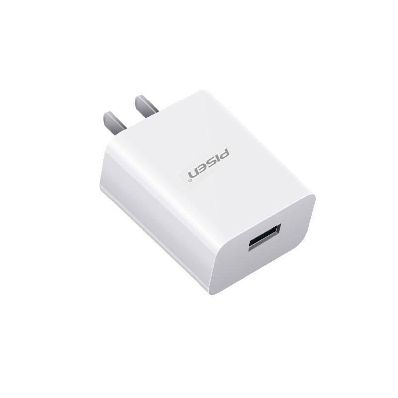 PISEN Двухпортовое USB-зарядное устройство, Быстрая зарядка для Apple, Android и планшетов.