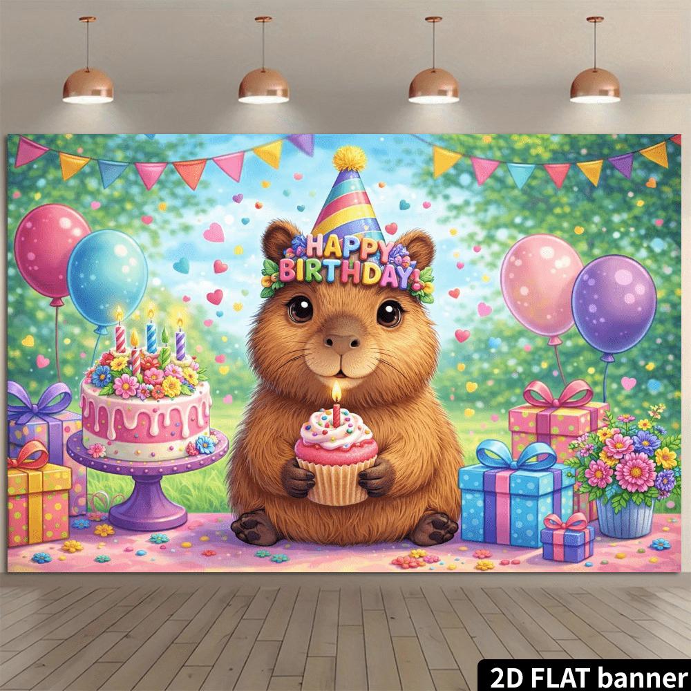 Birthdaybackdrop is suitable for outdoor/party settingsand is suitable for activities in spring summerautumn and room decoration