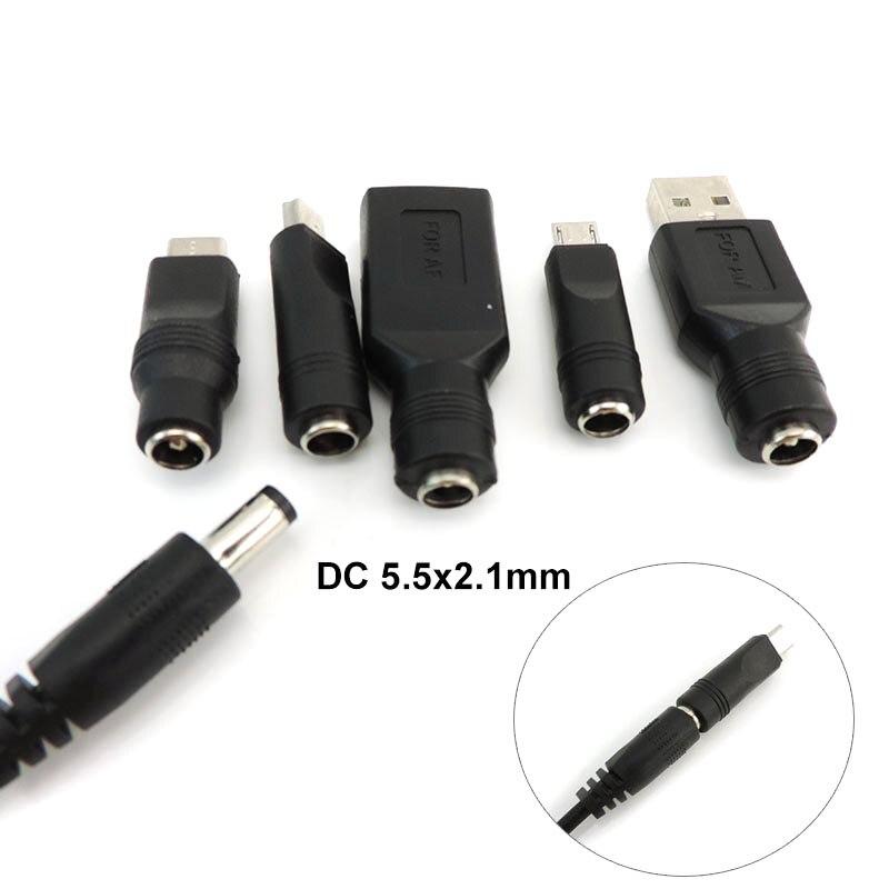 USB 5 В в постоянный ток 5 В 9 В 12 В Micro USB Mini 5-контактный Тип C «папа» и «мама» Power Boost Line Plug Step UP Модуль преобразователя Кабель-адаптер q1