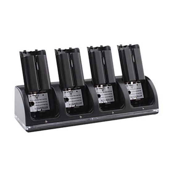 Gaming Handle Charger with LED Light Indicator Easy Installation Convenient Stable Output Portable Game Component 4-in-1 Remote Controller Gaming