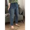 Стрейчевые джинсы Харлан Женские Весна Осень С высокой талией Длина 9/10 Прямые брюки